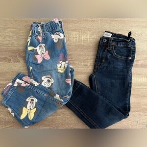 Disney Blue Character Print Jeans for Kids